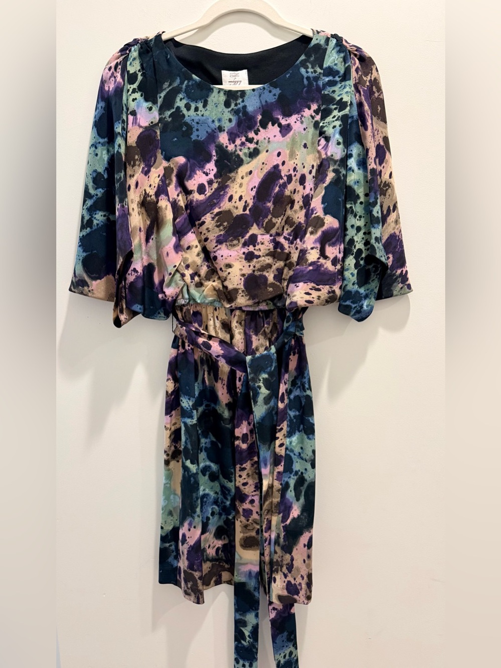 Suzi Chin for Maggy Boutique Print Belted Dress